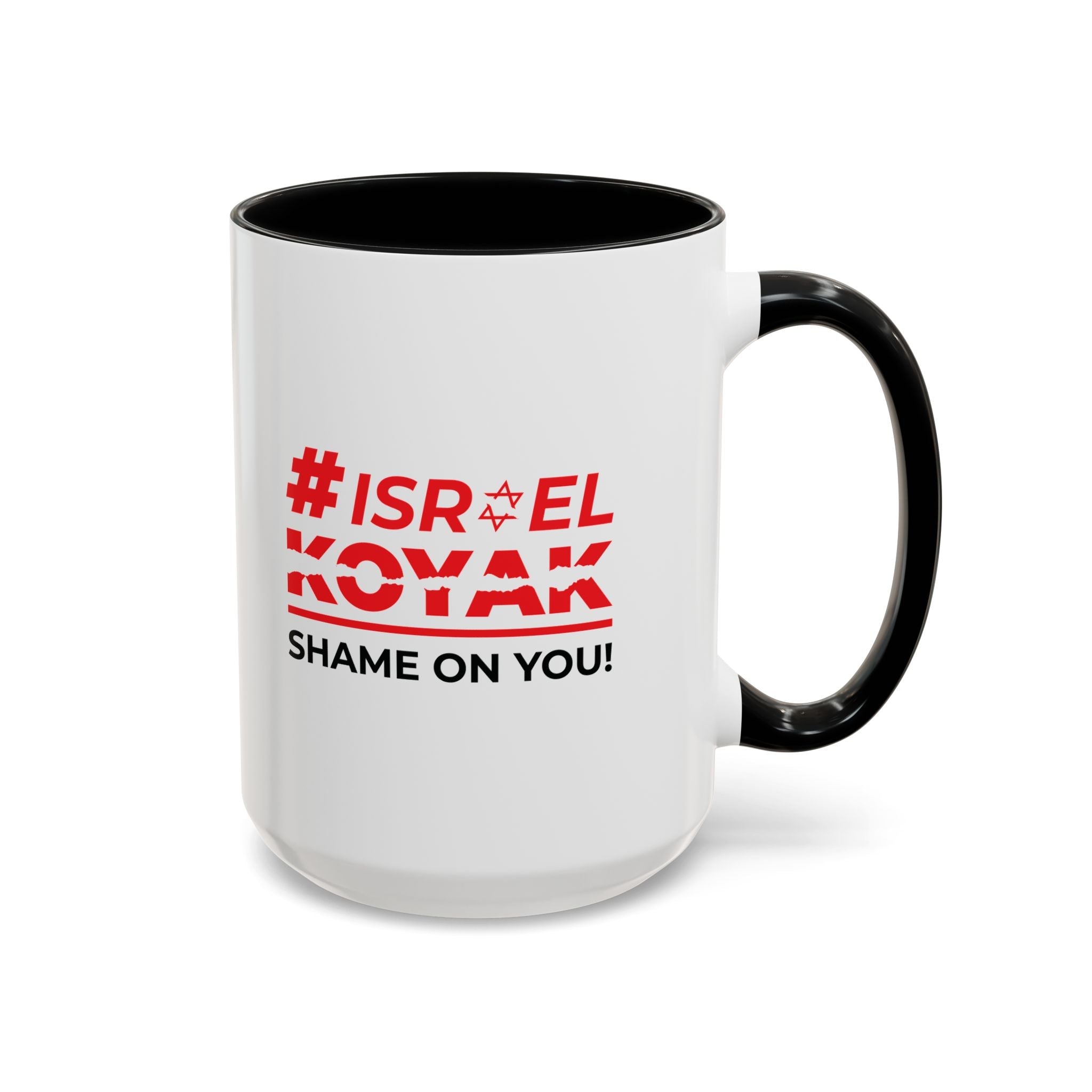 #ISRAELKOYAK Accent Coffee Mug