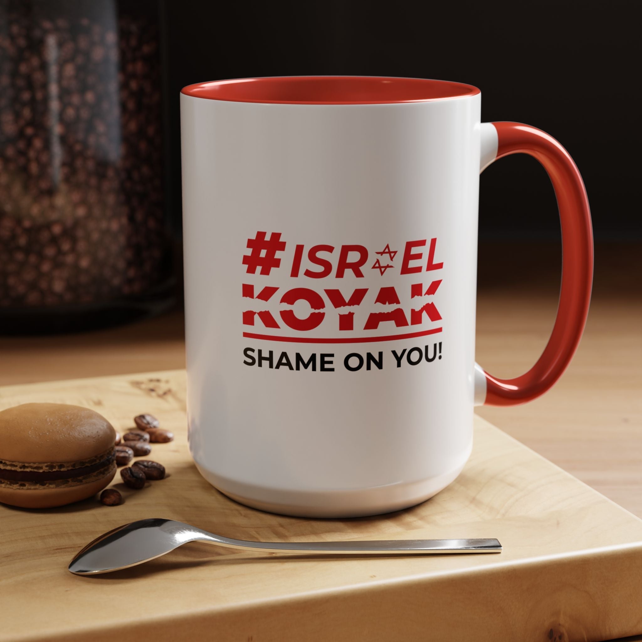 #ISRAELKOYAK Accent Coffee Mug