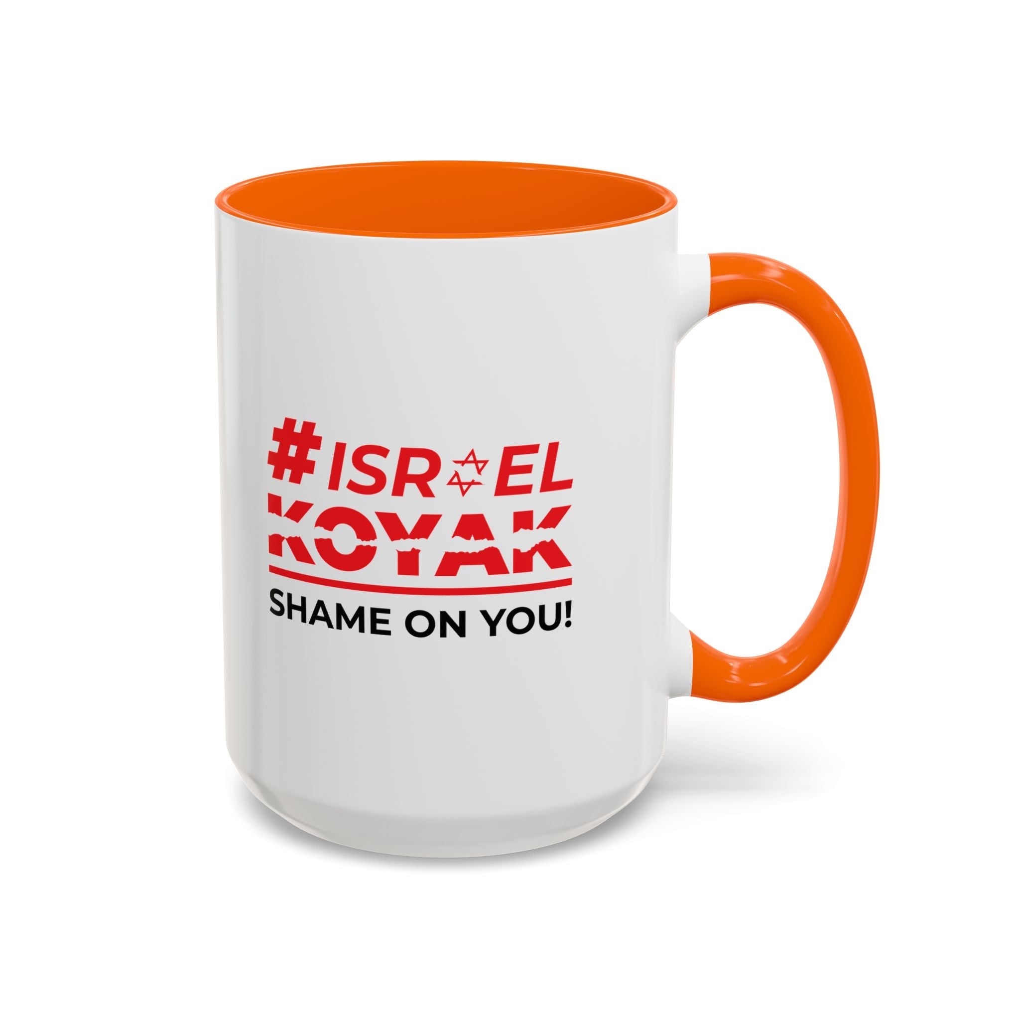 #ISRAELKOYAK Accent Coffee Mug