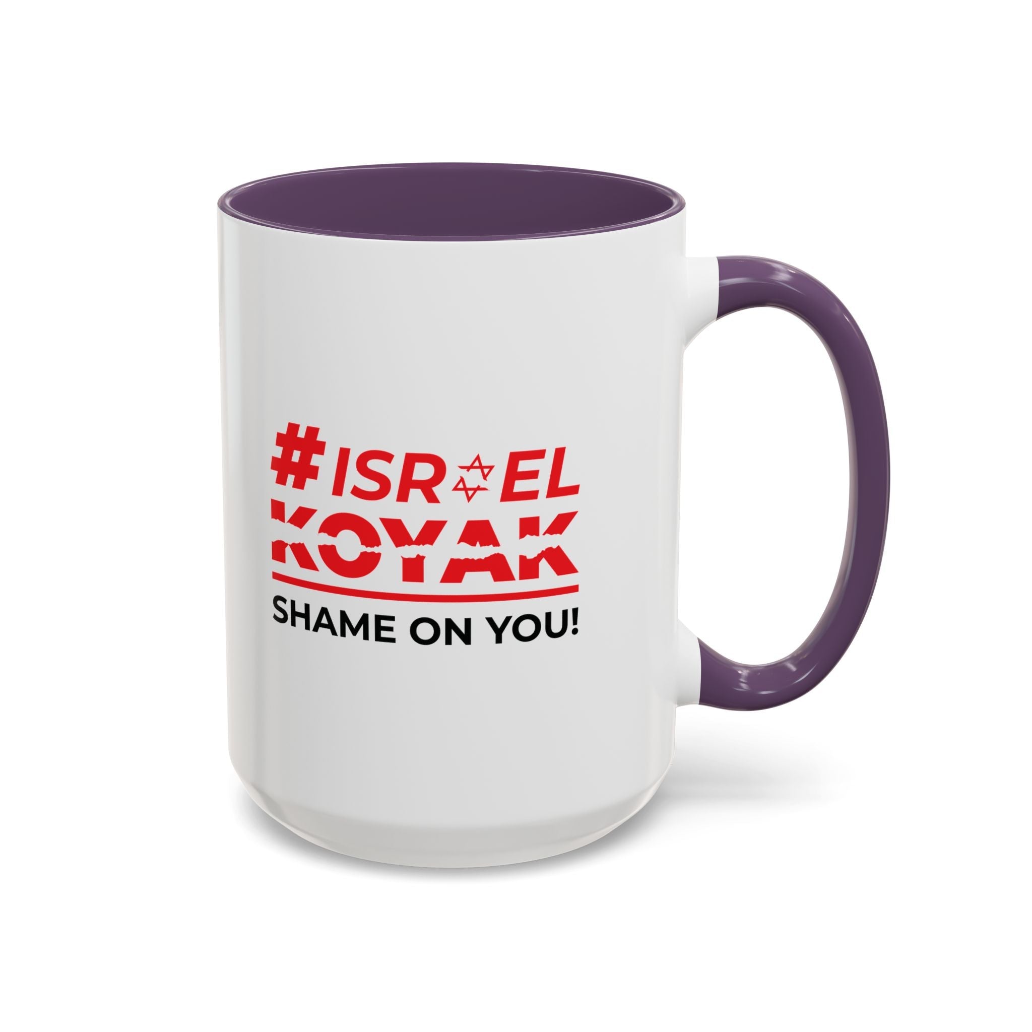 #ISRAELKOYAK Accent Coffee Mug