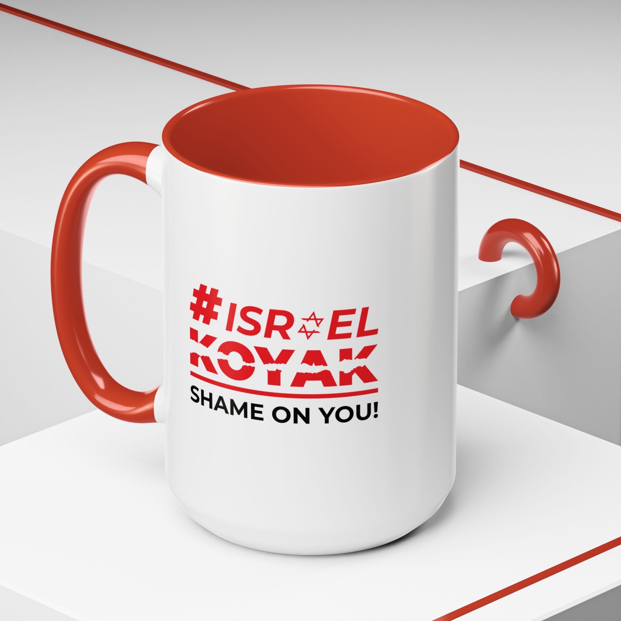 #ISRAELKOYAK Accent Coffee Mug