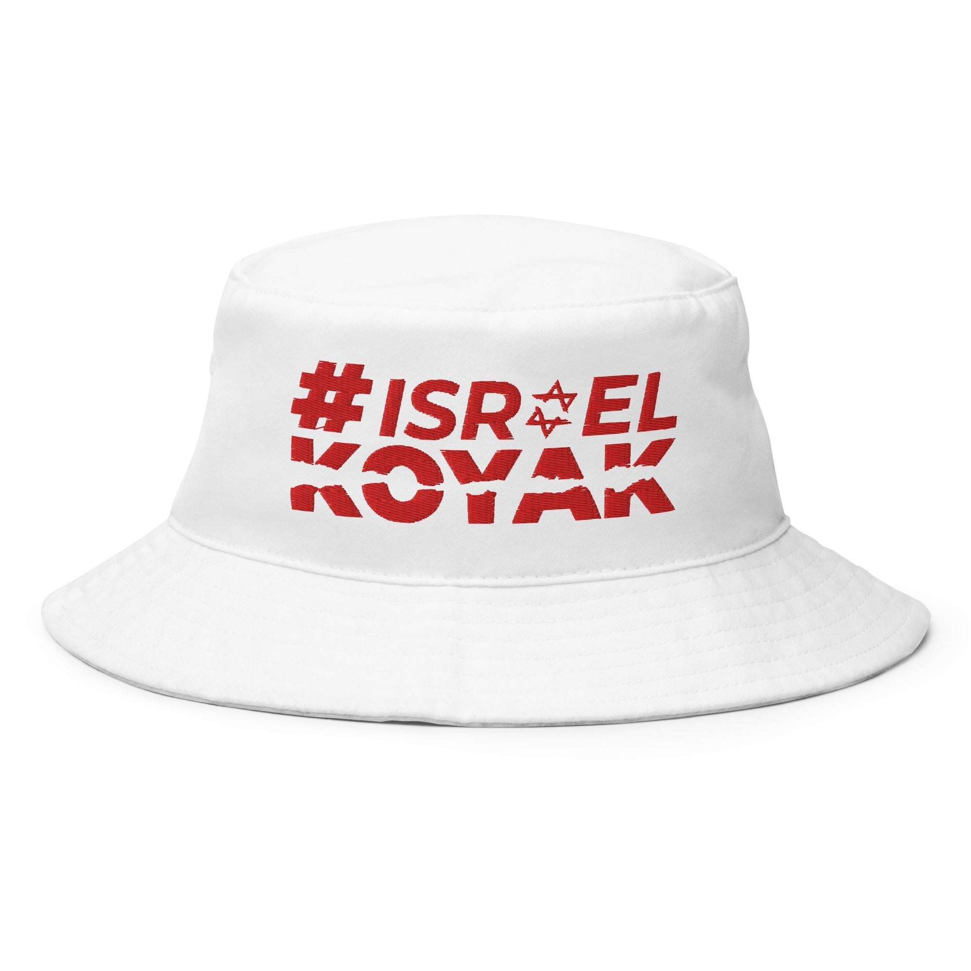 #ISRAELKOYAK Bucket Hat - White - Hats