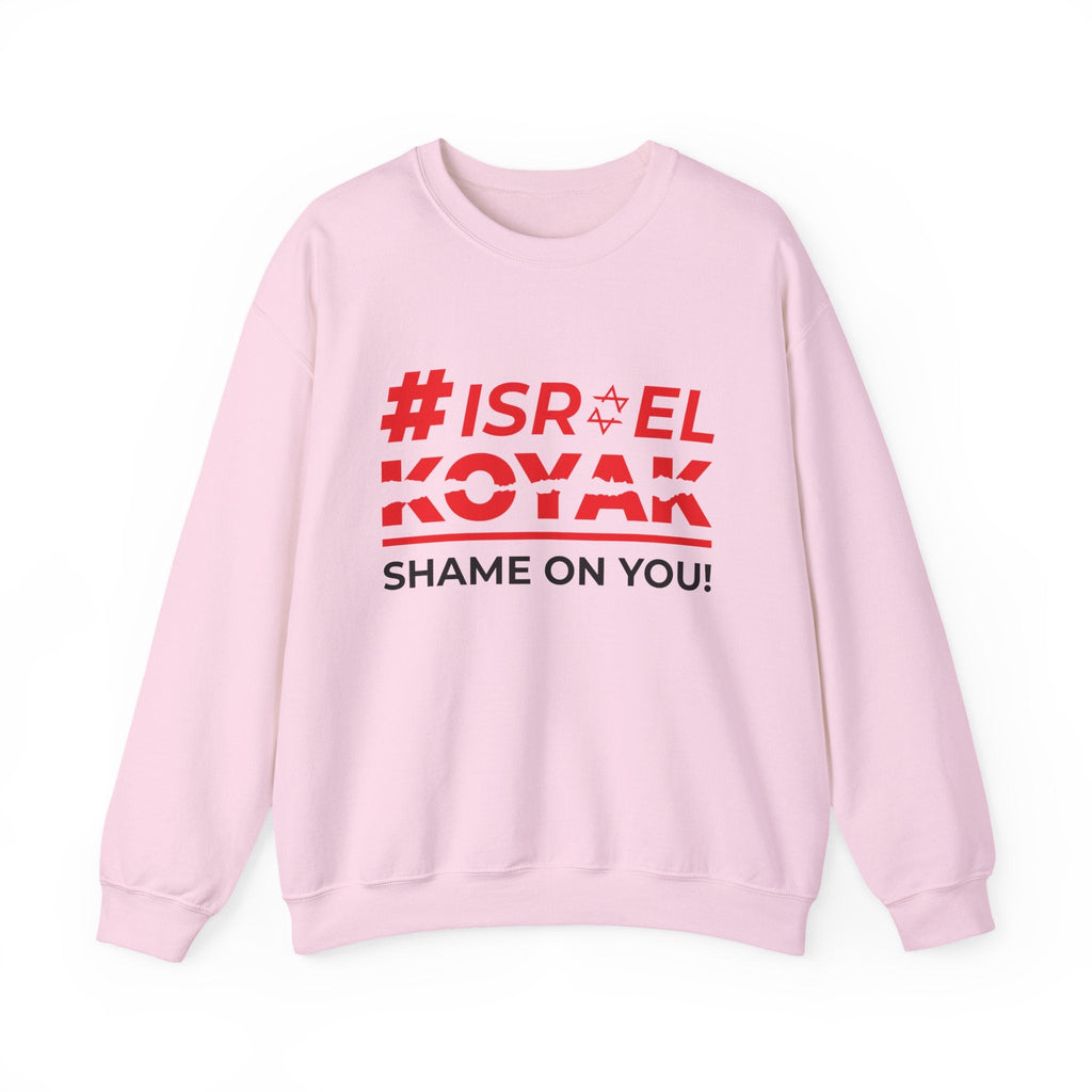 #ISRAELKOYAK Crewneck Sweatshirt - S / Light Pink