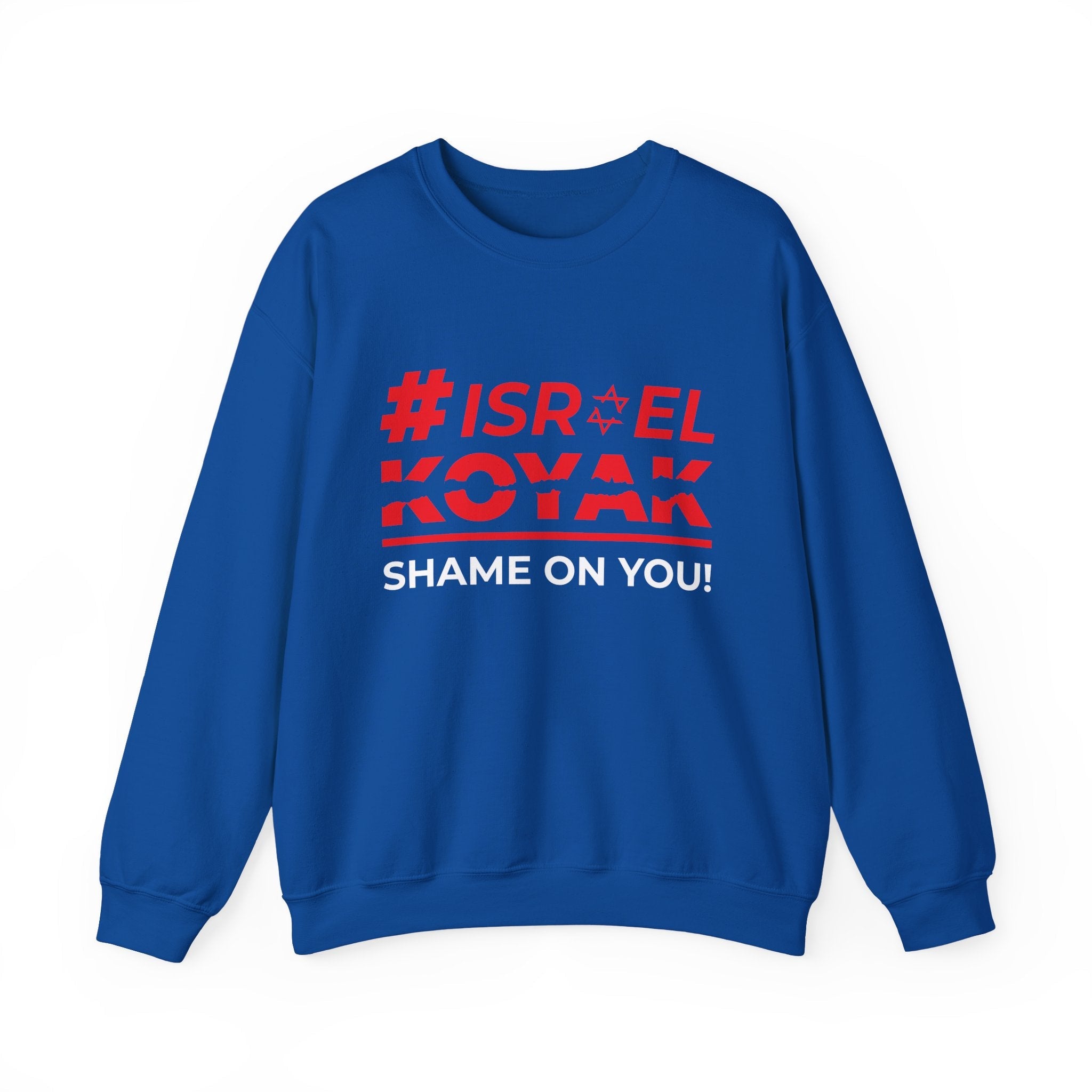 #ISRAELKOYAK Crewneck Sweatshirt - S / Royal