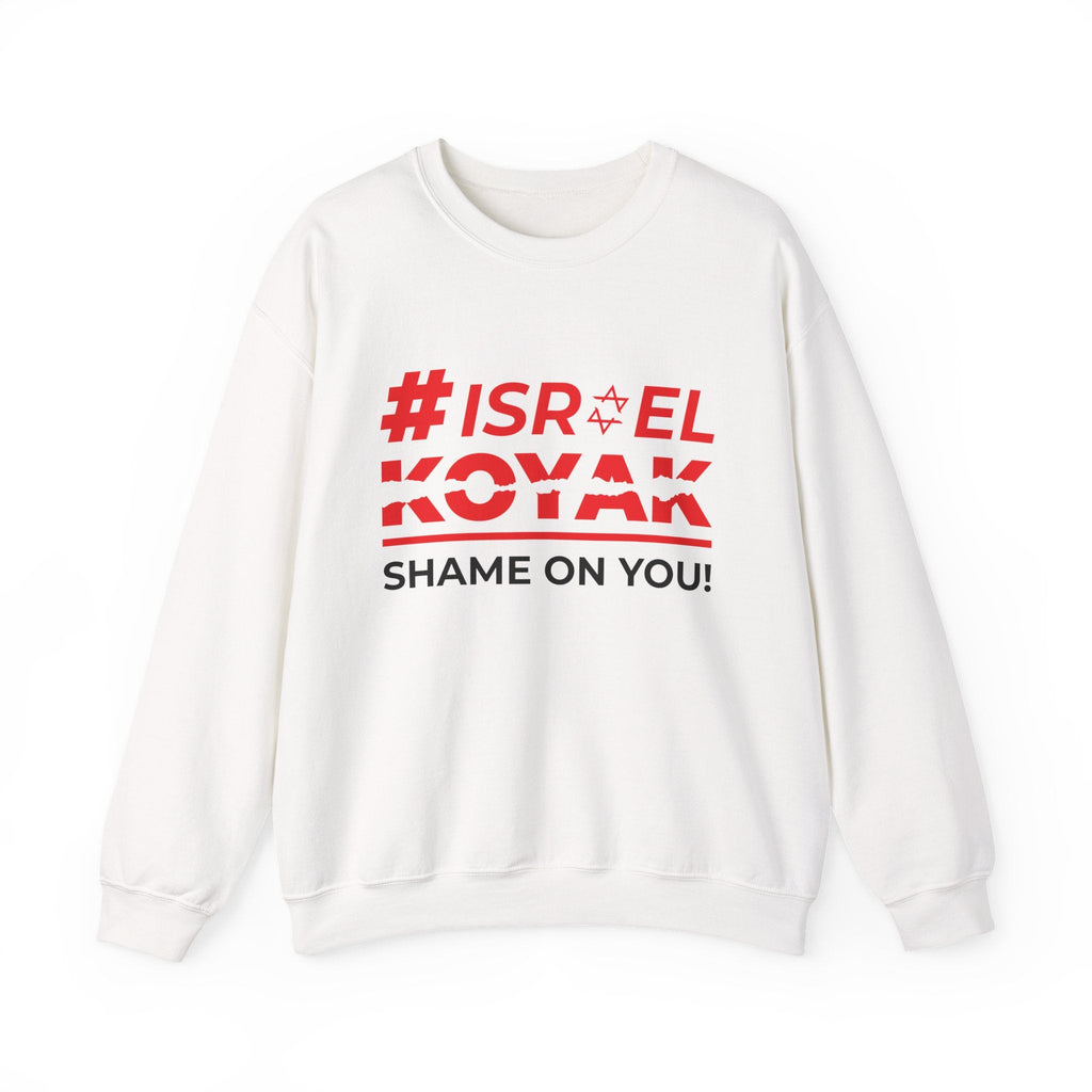 #ISRAELKOYAK Crewneck Sweatshirt - S / White