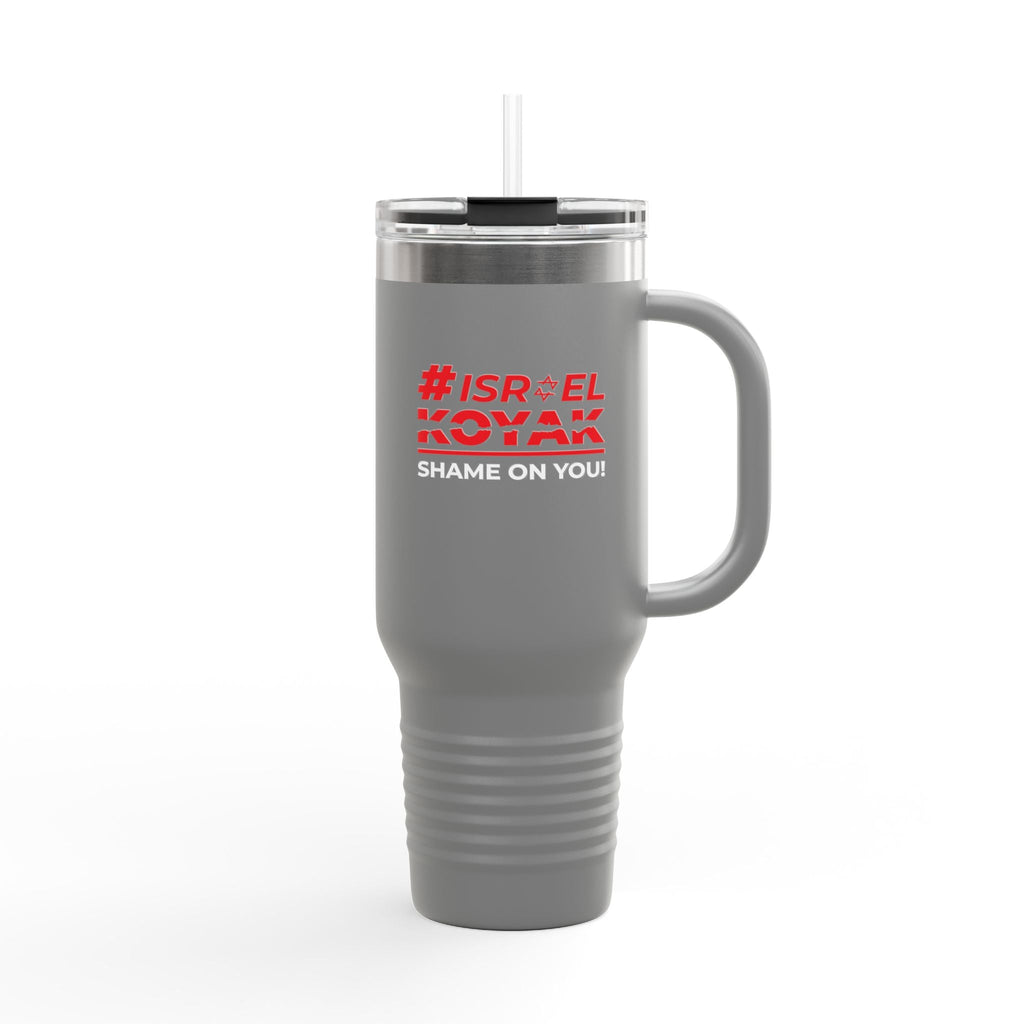 #ISRAELKOYAK Insulated Travel Mug - 40oz