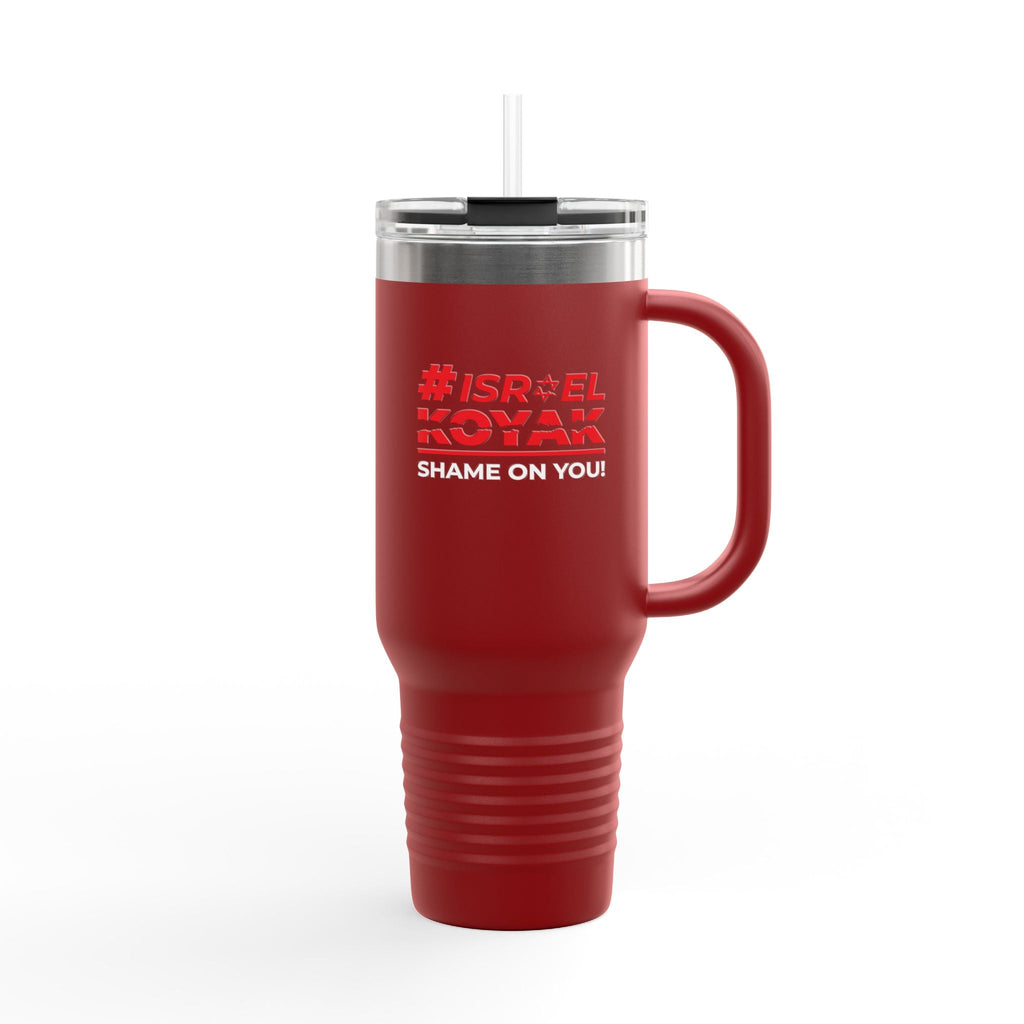 #ISRAELKOYAK Insulated Travel Mug - 40oz