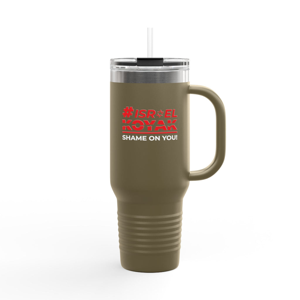 #ISRAELKOYAK Insulated Travel Mug - 40oz