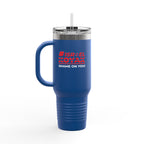 #ISRAELKOYAK Insulated Travel Mug - 40oz - Royal Blue