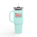 #ISRAELKOYAK Insulated Travel Mug - 40oz - Teal