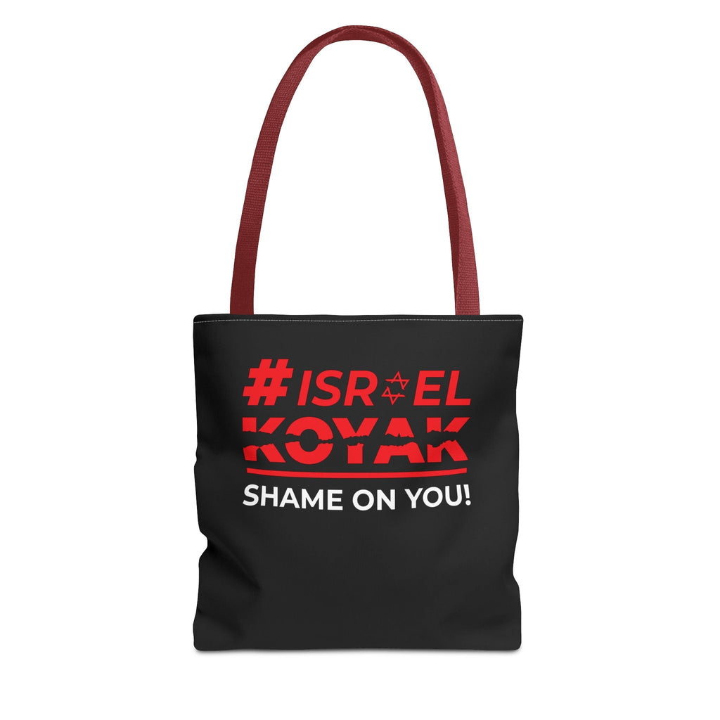 #ISRAELKOYAK Tote Bag - 13’’ × / Red - Bags