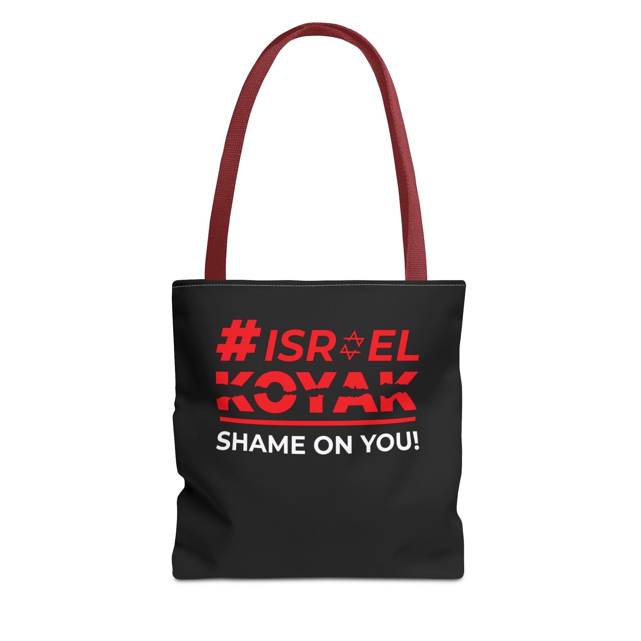 #ISRAELKOYAK Tote Bag - 13’’ × / Red - Bags