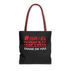 #ISRAELKOYAK Tote Bag - 16’’ × / Red - Bags