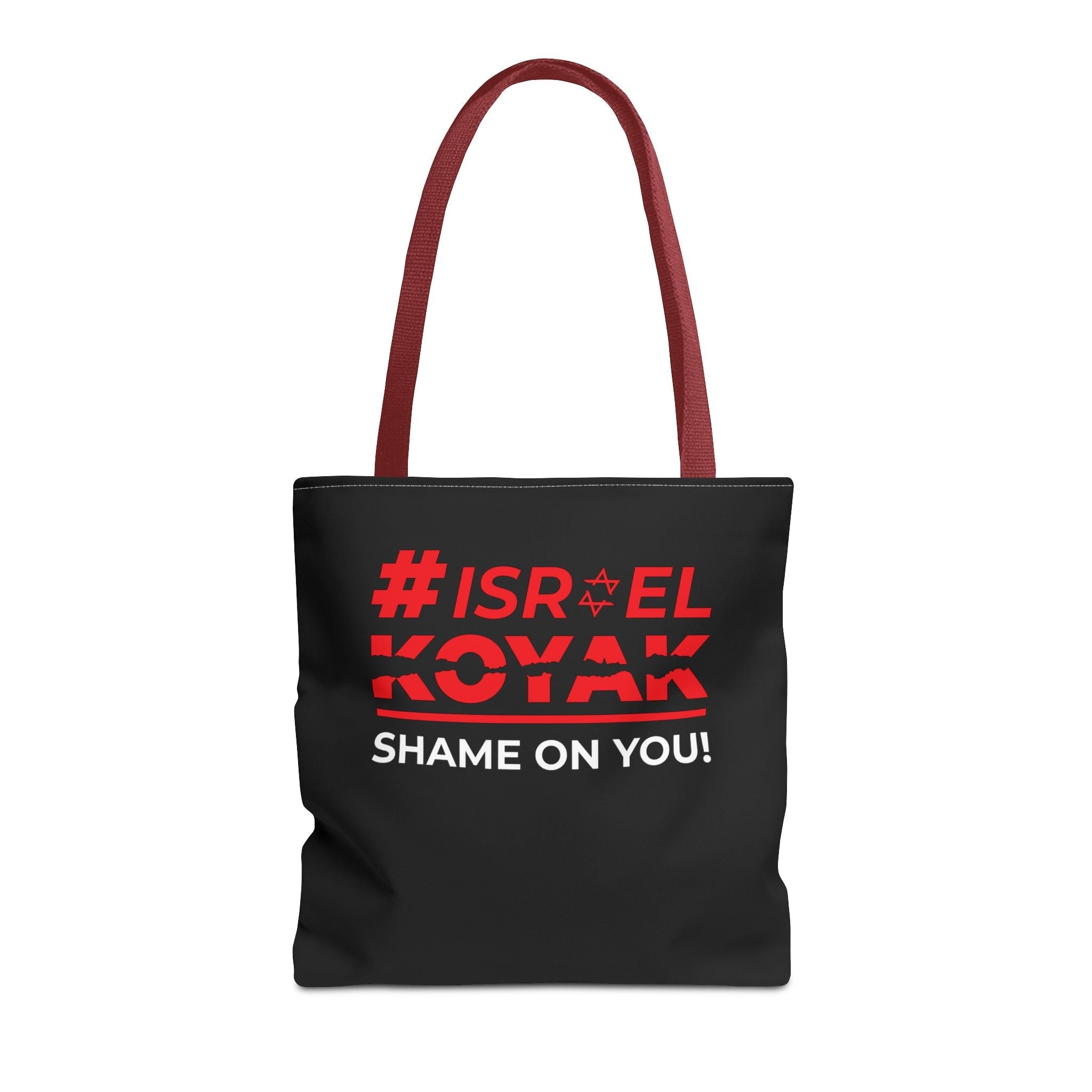 #ISRAELKOYAK Tote Bag - 16’’ × / Red - Bags