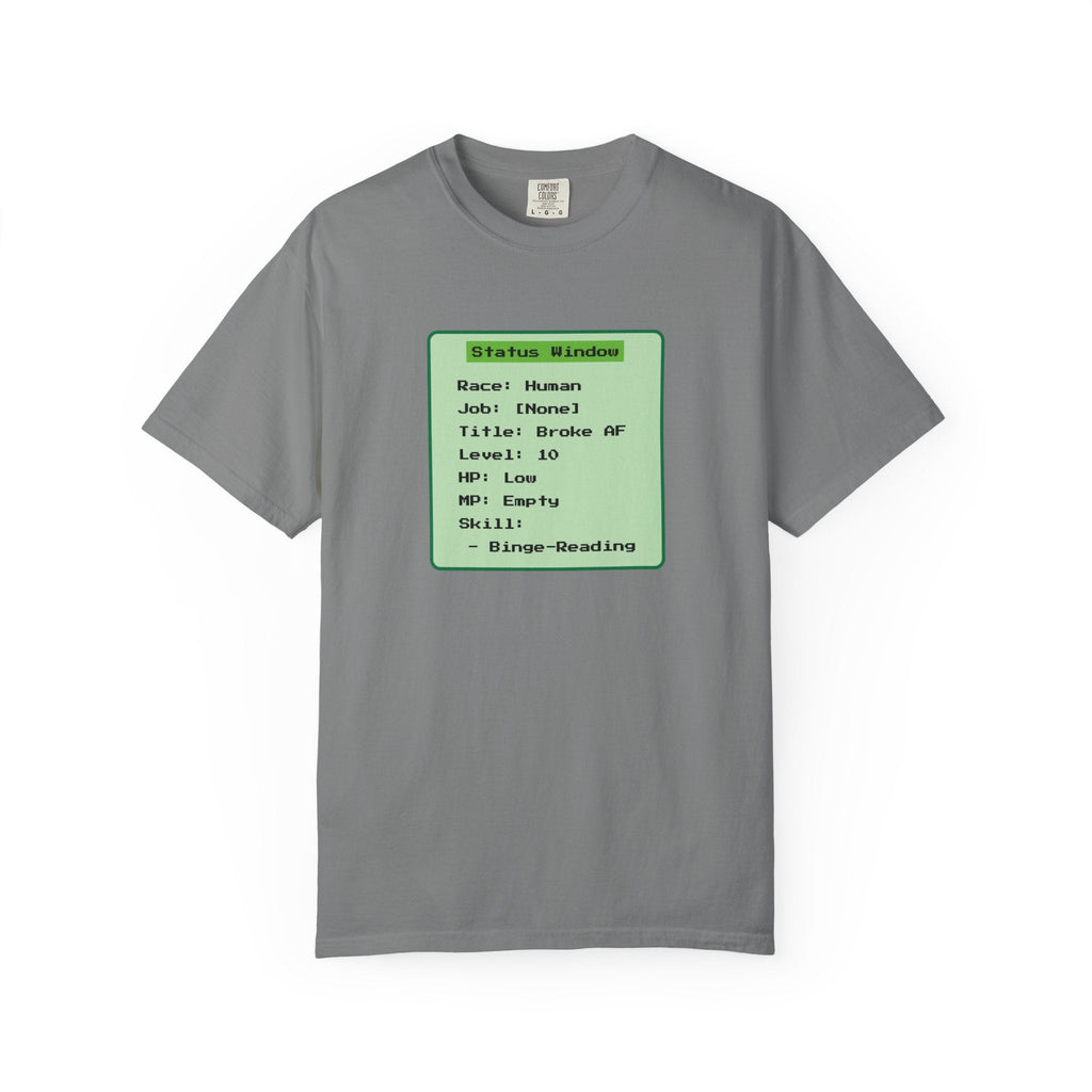 Manga & Manhwa Reader Fan's Status Window T-Shirt