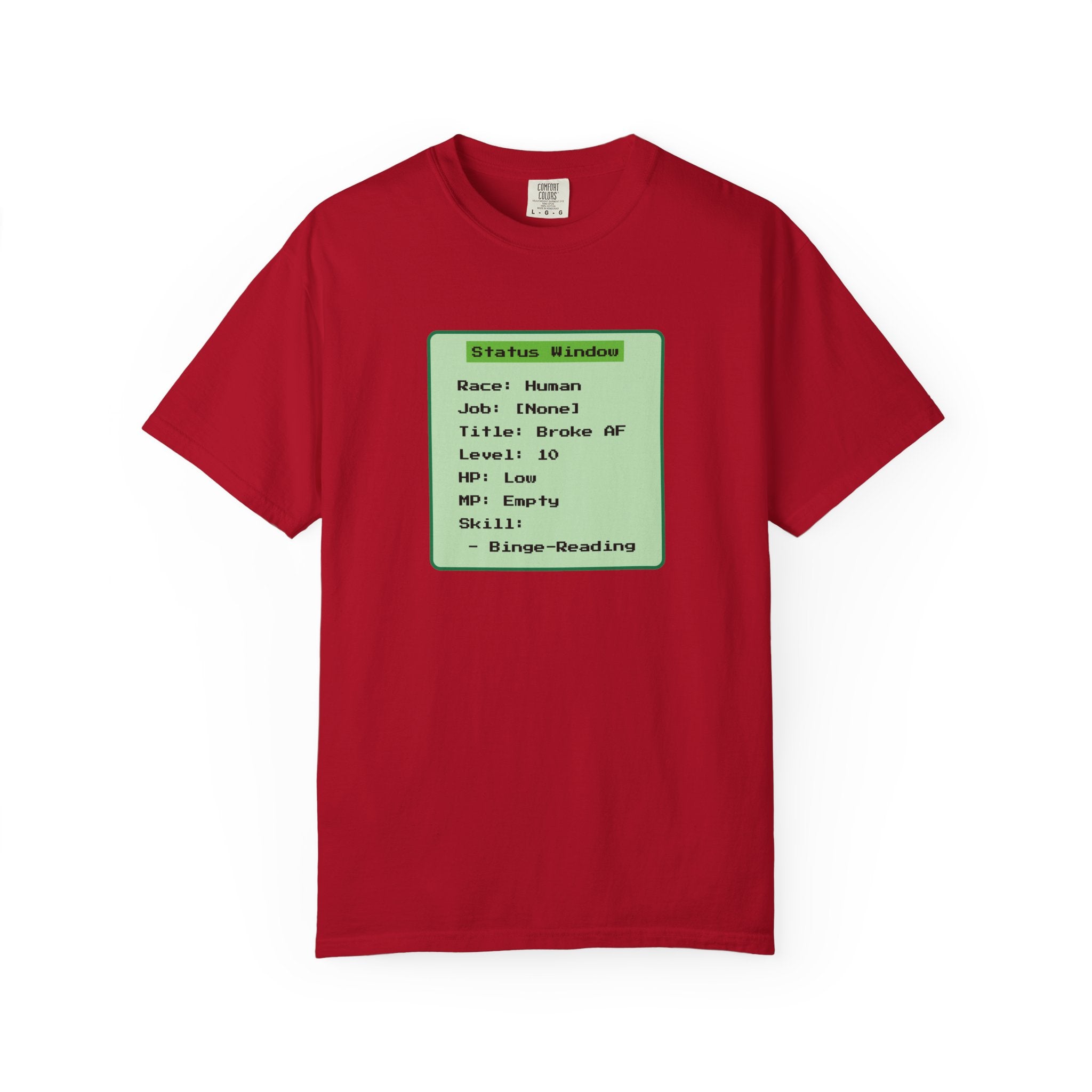 Manga & Manhwa Reader Fan's Status Window T-Shirt