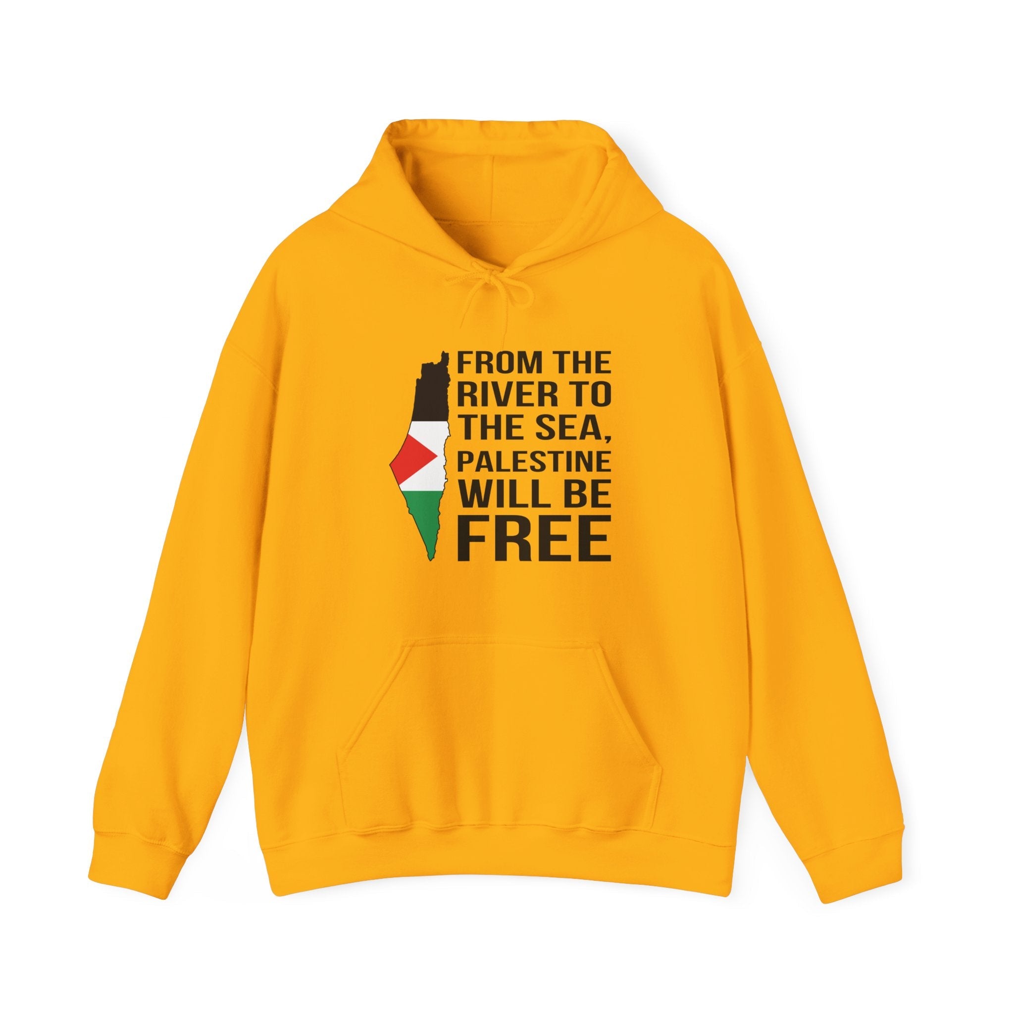 Palestine Freedom Classic Hoodie - Gold / S