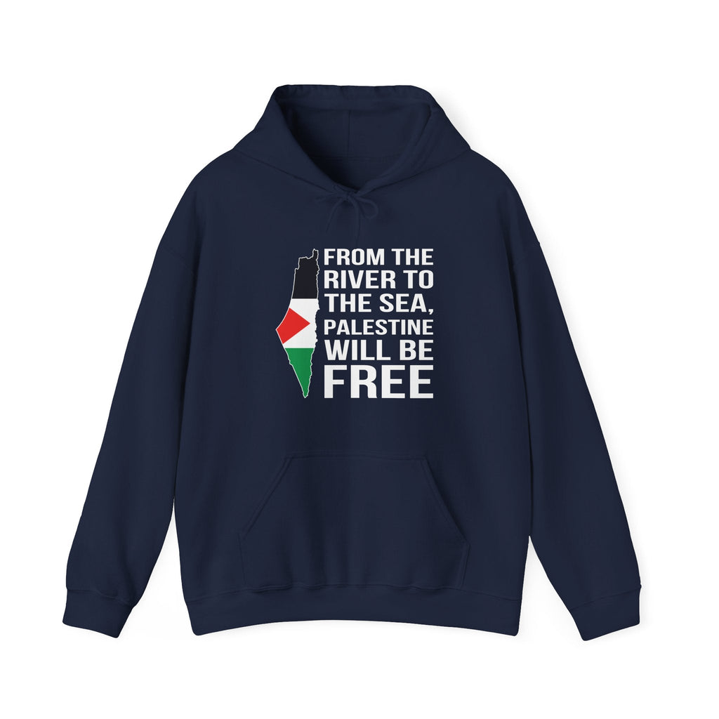 Palestine Freedom Classic Hoodie - Navy / S