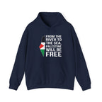 Palestine Freedom Classic Hoodie - Navy / S
