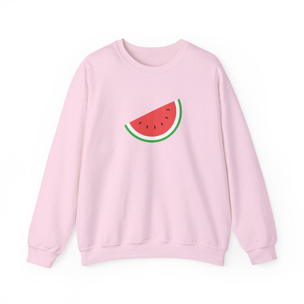 Palestine Freedom Melon Crewneck Sweatshirt - S / Light Pink