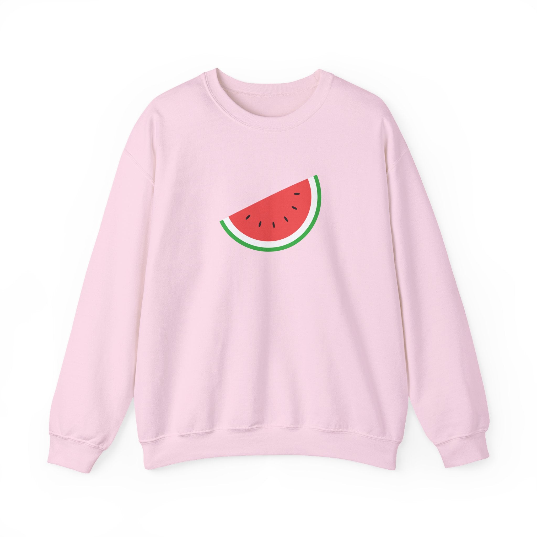 Palestine Freedom Melon Crewneck Sweatshirt - S / Light Pink