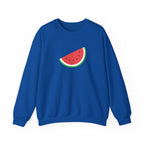 Palestine Freedom Melon Crewneck Sweatshirt - S / Royal