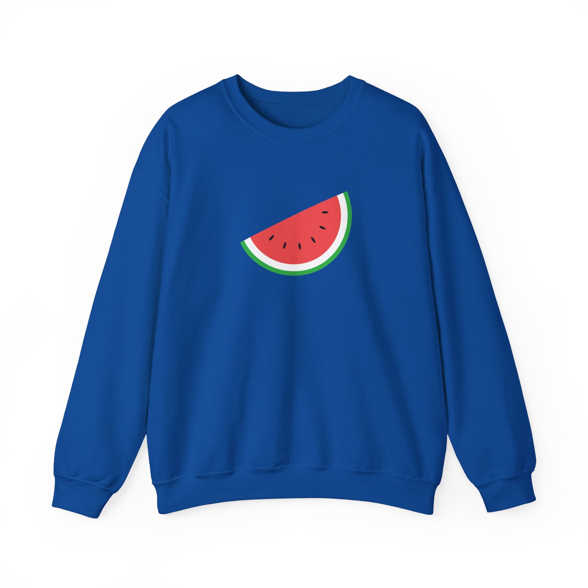 Palestine Freedom Melon Crewneck Sweatshirt - S / Royal