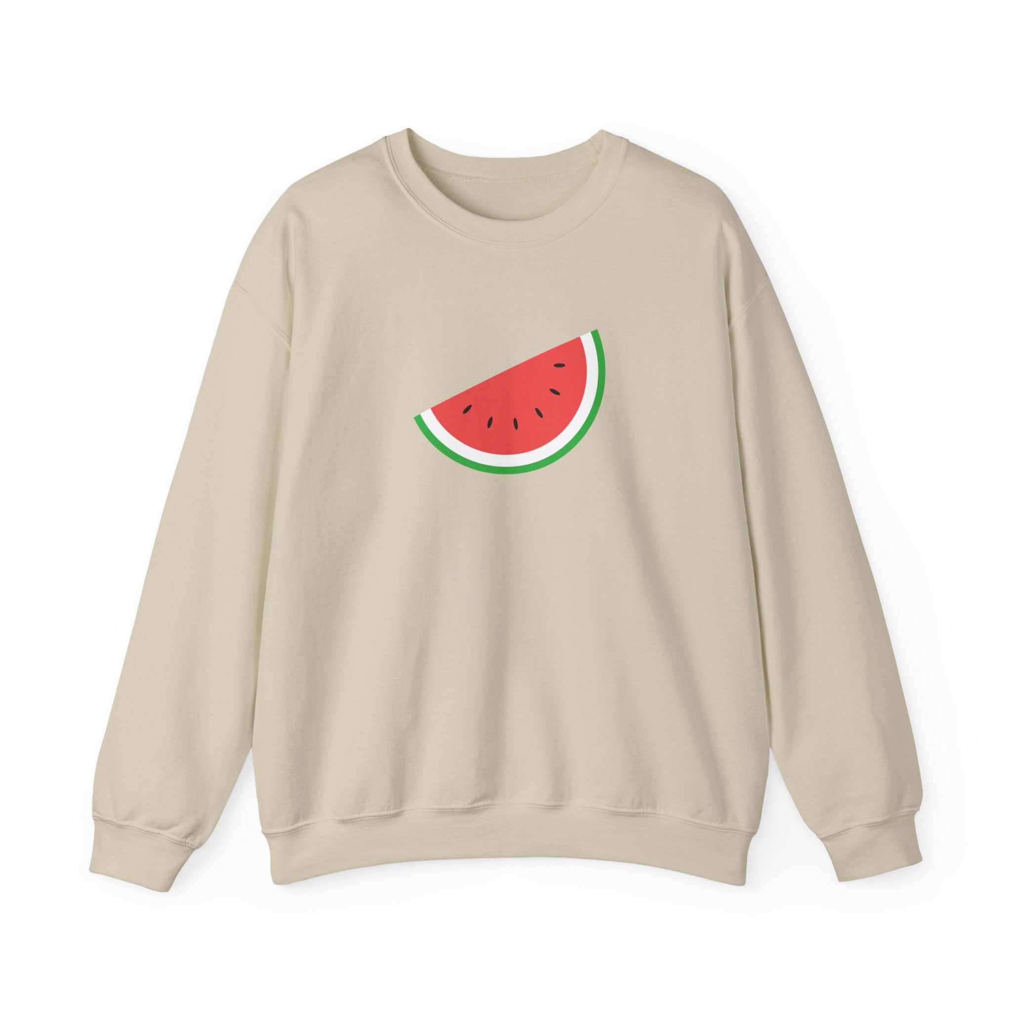 Palestine Freedom Melon Crewneck Sweatshirt - S / Sand