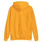 Yellow hoodie on a white background