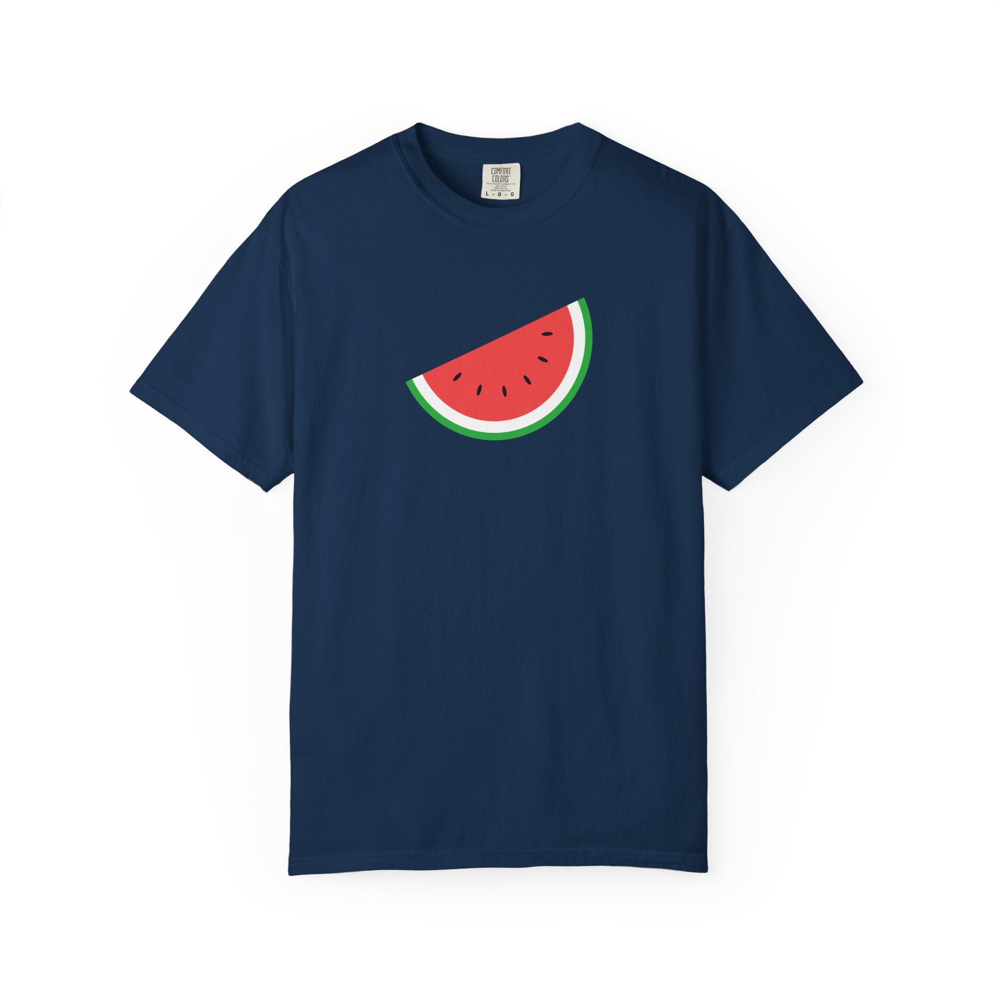 Palestine Freedom Melon Slice Unisex T-Shirt - Navy / S