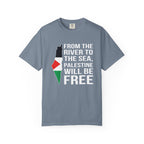 Palestine Freedom Unisex T-Shirt - Blue Jean / S