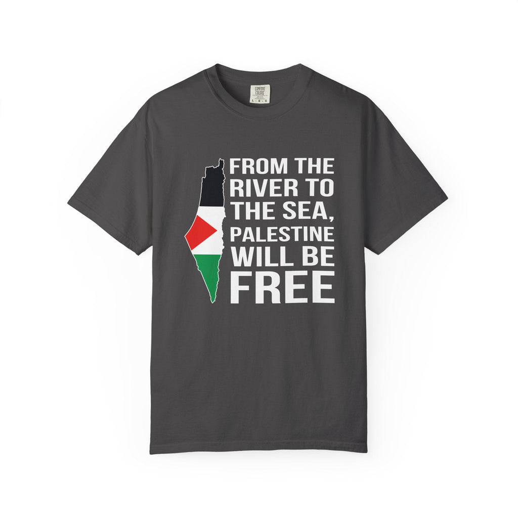 Palestine Freedom Unisex T-Shirt - Graphite / S