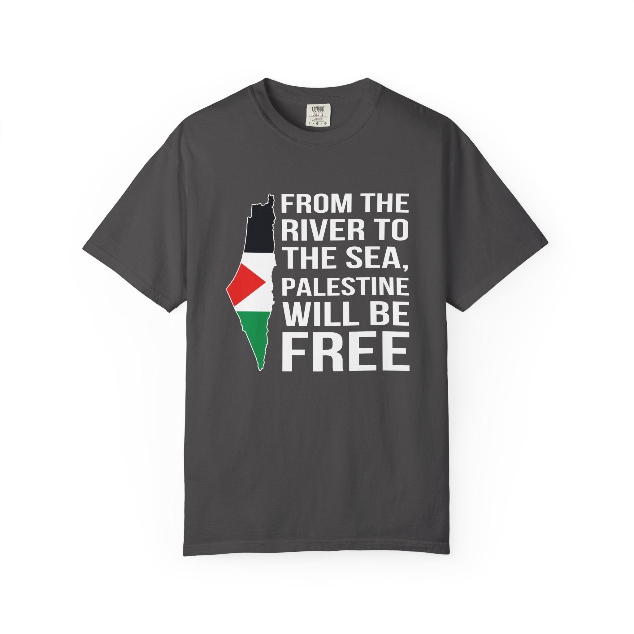 Palestine Freedom Unisex T-Shirt - Graphite / S