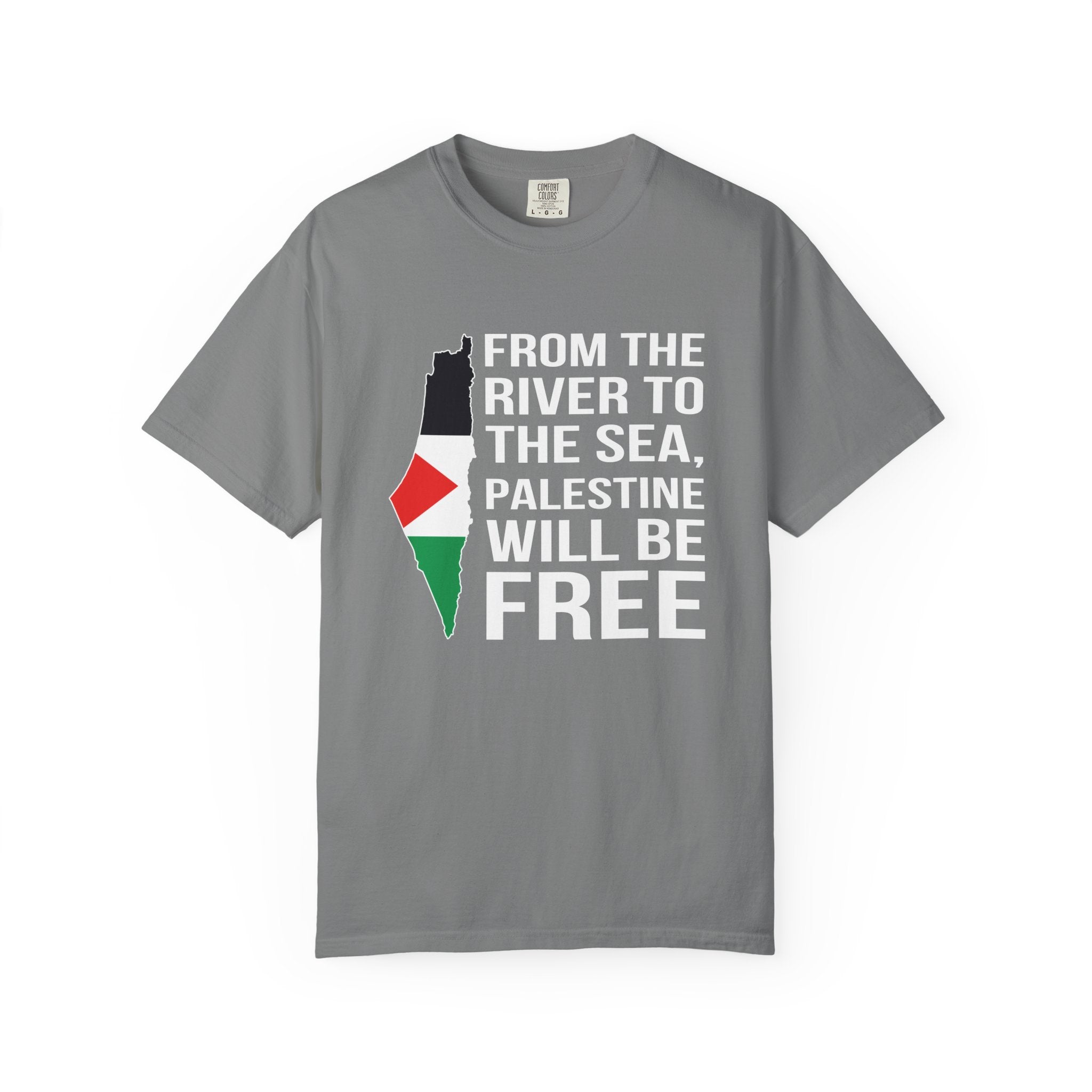 Palestine Freedom Unisex T-Shirt - Grey / S