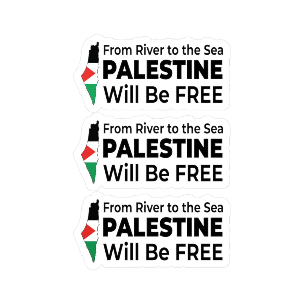 Palestine Freedom Vinyl Sticker - 3’’ x 4’’ / Kiss-Cut / Satin - Paper products