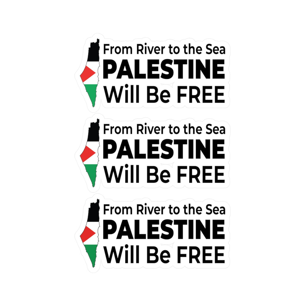 Palestine Freedom Vinyl Sticker - 4’’ x 6’’ / Kiss-Cut / Satin - Paper products