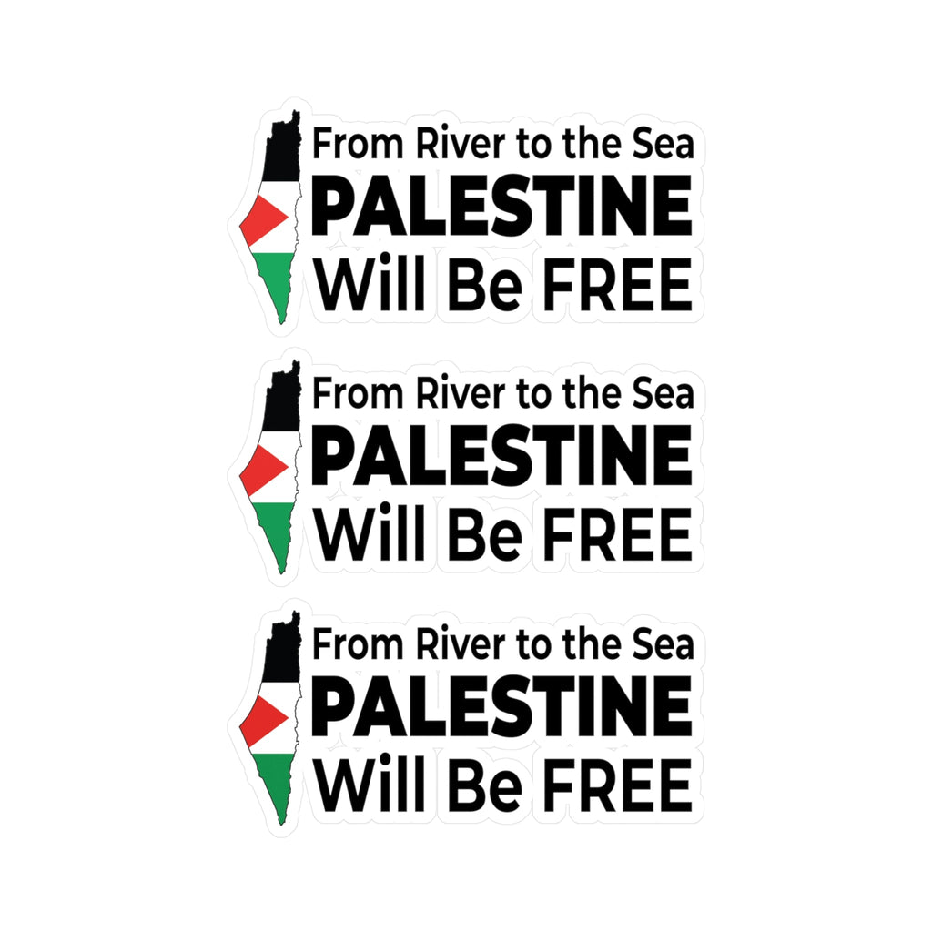 Palestine Freedom Vinyl Sticker - 6’’ x 8’’ / Kiss-Cut / Satin - Paper products
