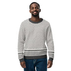 Palestine Keffiyeh Classic Fit Knitted Crew Neck Sweater - Knitwear
