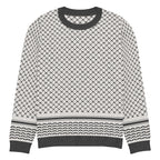 Palestine Keffiyeh Classic Fit Knitted Crew Neck Sweater - M - Knitwear