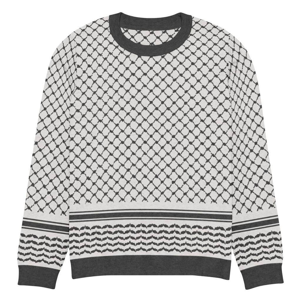 Palestine Keffiyeh Classic Fit Knitted Crew Neck Sweater - XS - Knitwear