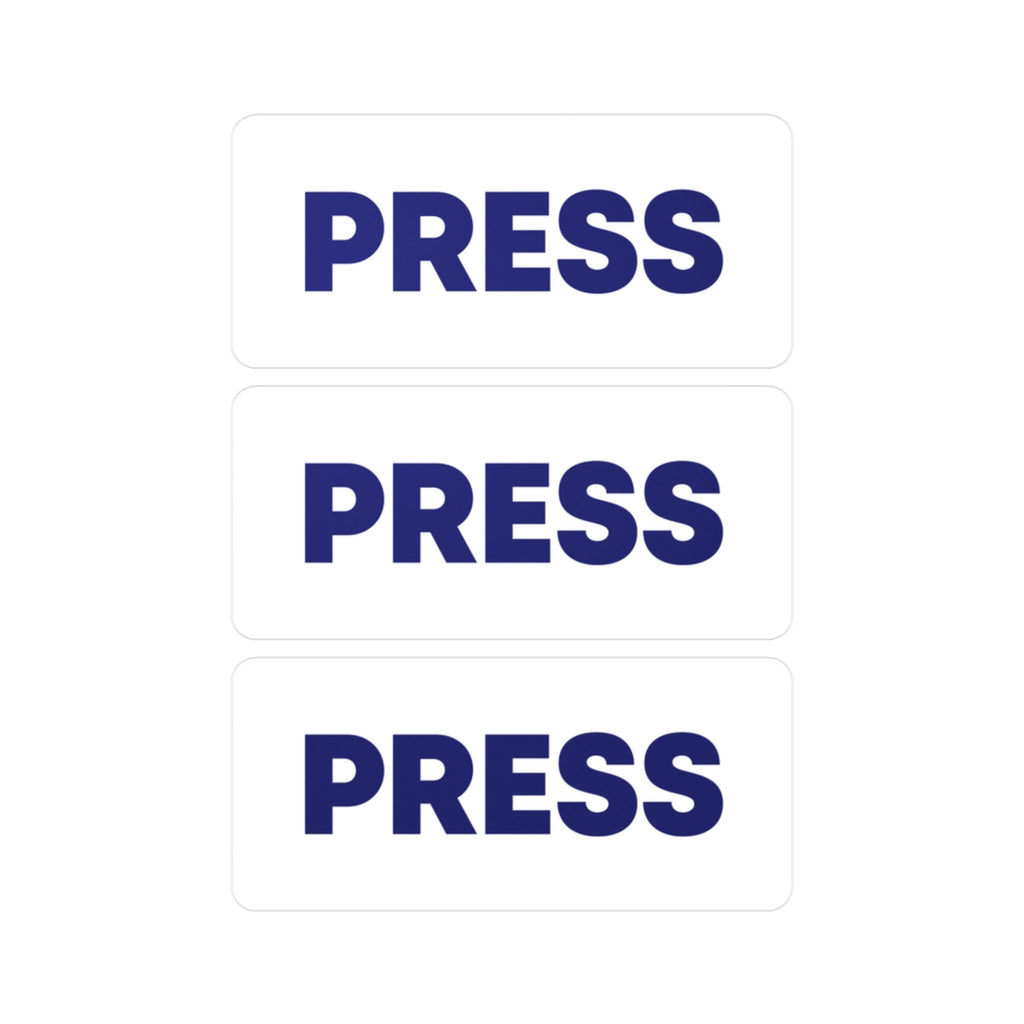 Palestine PRESS Kiss-Cut Vinyl Decals Stickers - 3’’ x 4’’ / Satin - Sticker