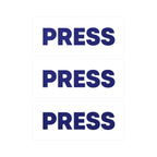 Palestine PRESS Kiss-Cut Vinyl Decals Stickers - 6’’ x 8’’ / Satin - Sticker