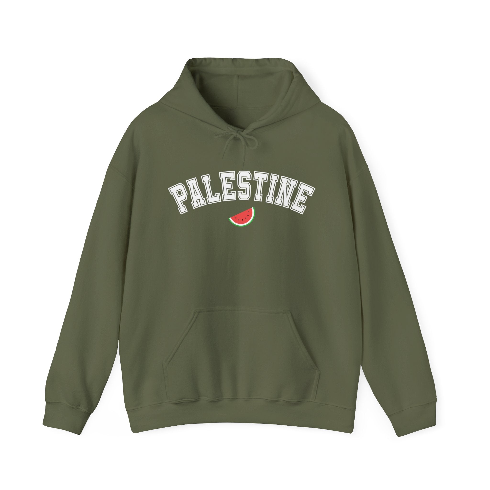 Palestine Varsity Classic Hoodie - Military Green / S