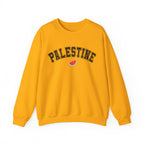Palestine Varsity Crewneck Sweatshirt - S / Gold