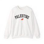 Palestine Varsity Crewneck Sweatshirt - S / White