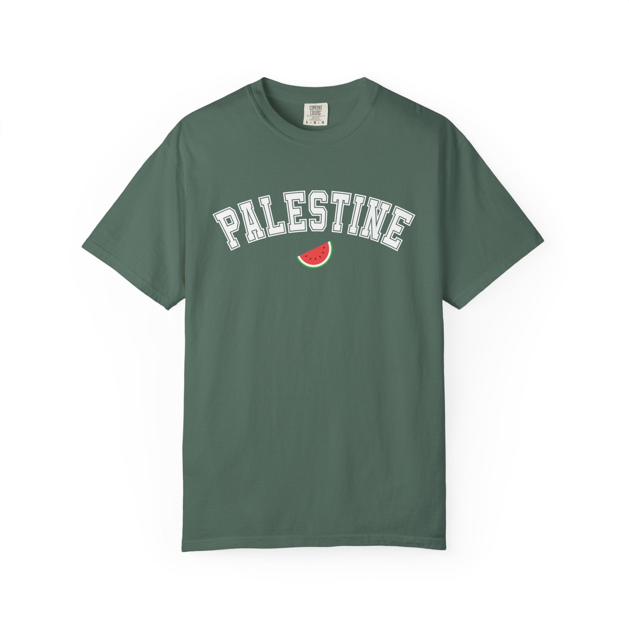 Palestine Varsity Unisex T-Shirt - Blue Spruce / S