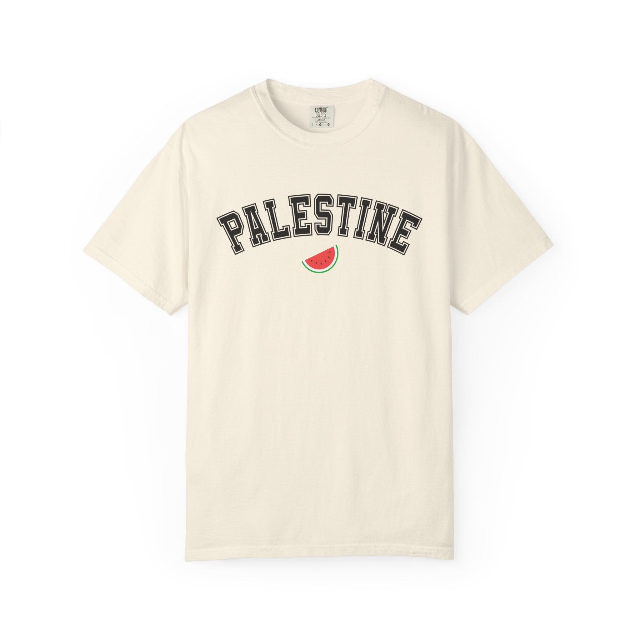 Palestine Varsity Unisex T-Shirt - Ivory / S