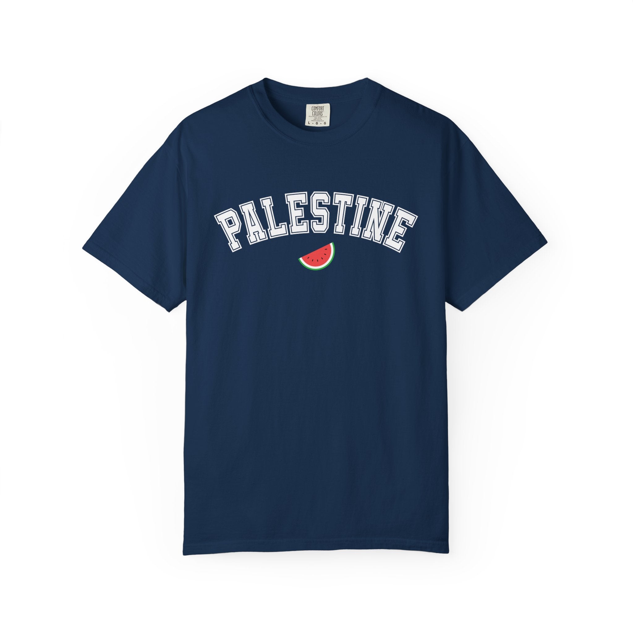 Palestine Varsity Unisex T-Shirt - Navy / S