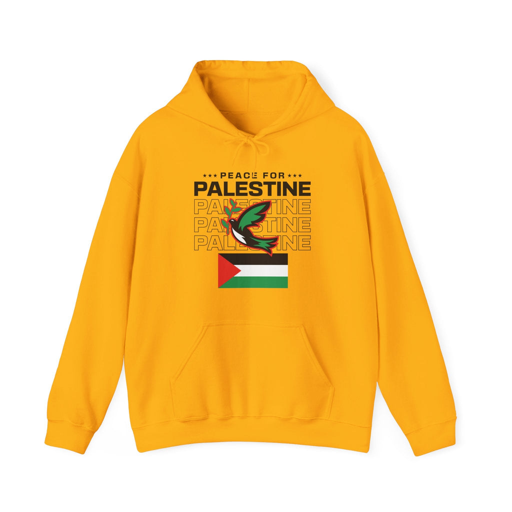 Peace for Palestine Classic Hoodie - Gold / S