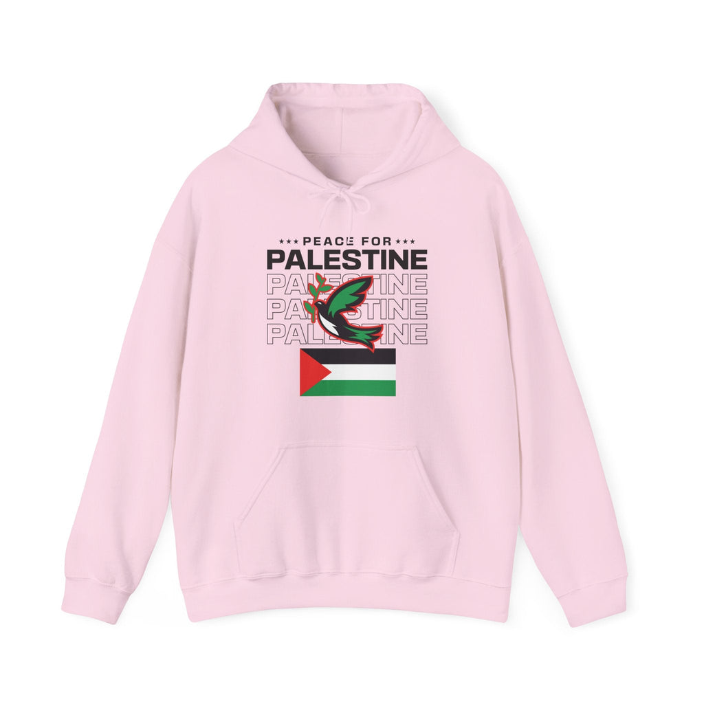 Peace for Palestine Classic Hoodie - Light Pink / S